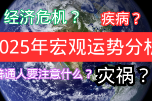 玄学指南: 2025年宏观运势分析